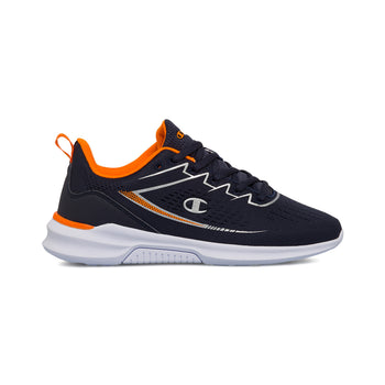 Scarpe da ginnastica blu da ragazzo con dettagli arancioni Champion Nimble B GS, Brand, SKU s351000245, Immagine 0